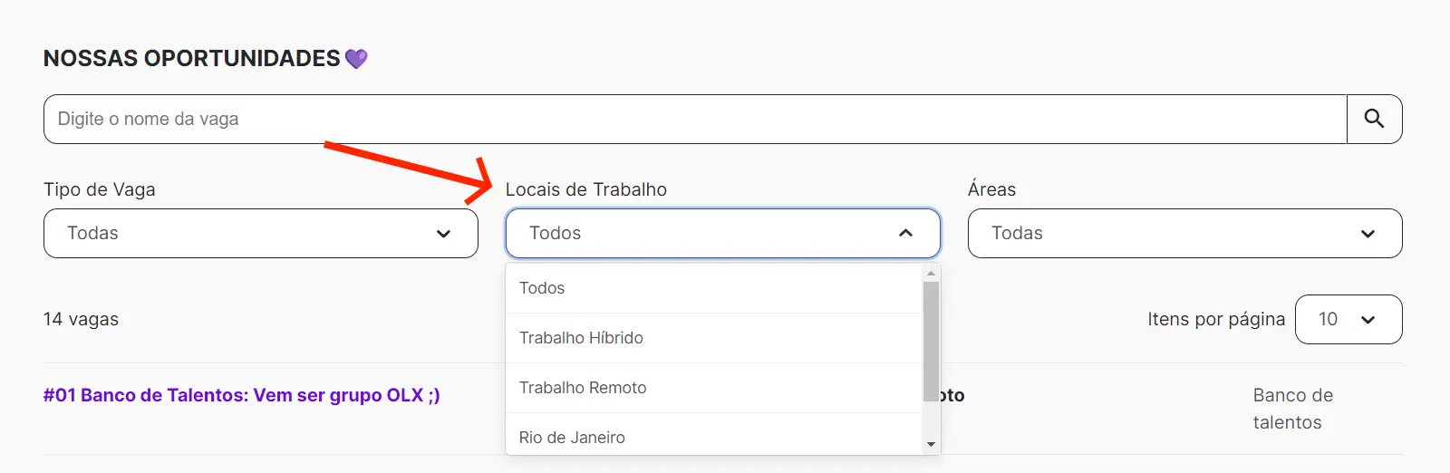 Vagas de emprego OLX